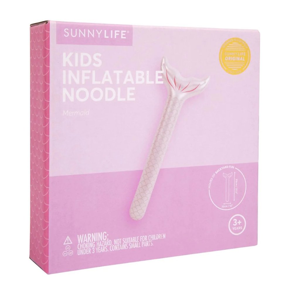 Sunnylife Kids Inflatable Noodle Mermaid Tail